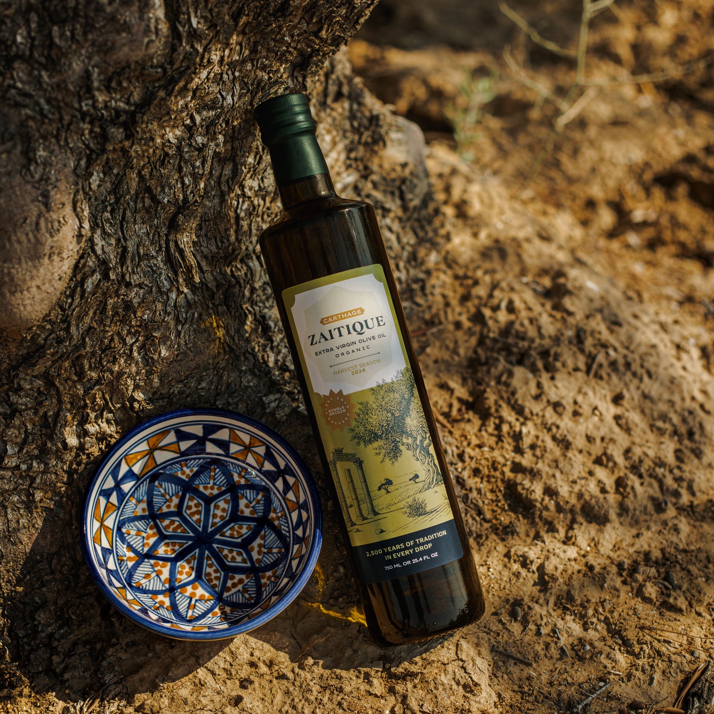 Zaitique Carthage Organic Extra Virgin Olive Oil – 750mL