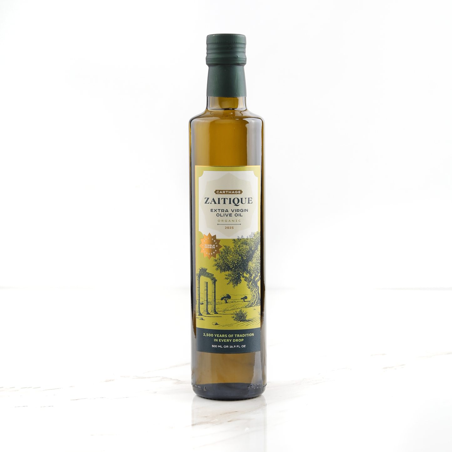 Zaitique Carthage Organic EVOO – 500mL